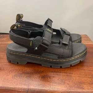 Dr. Martens Black Sandals